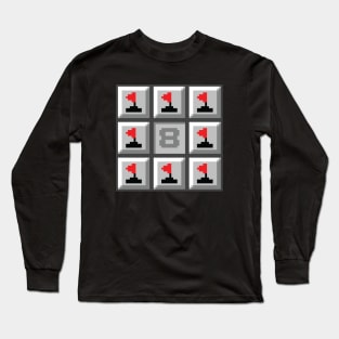 Minesweeper Red Flags Long Sleeve T-Shirt